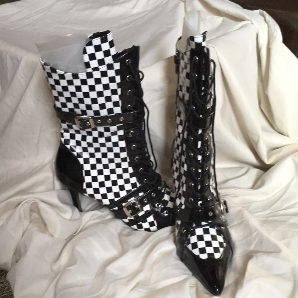 Funtasma Checkered Boots